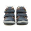 Wojtylko 2T24387 modro hnědé dětské polobotky