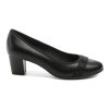 Jana 8-22466-45 černé dámské lodičky šíře H