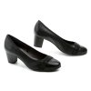 Jana 8-22466-45 černé dámské lodičky šíře H
