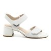 Tamaris Comfort 8-88317-44 bílé dámské sandály na podpatku