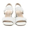 Tamaris Comfort 8-88317-44 bílé dámské sandály na podpatku