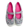 Befado 114y520 šedo růžové dětské baleríny (Velikost 31)
