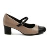 Piccadilly 110185-2 béžovo černé dámské lodičky (Velikost 41)