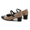 Piccadilly 110185-2 béžovo černé dámské lodičky (Velikost 41)