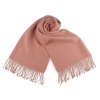 Zimní šála / pléd s třásněmi 65x180 cm L870573 (Varianta 6 ecru)