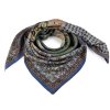 Šátek oboustranný 90x90 cm L620165 (Varianta 1 béžová modrá tmavá)