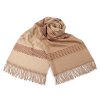 Zimní šála / pléd s třásněmi 65x185 cm L9810672 - skladem
