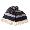 Zimní šála / pléd s třásněmi 65x185 cm L9810672 - skladem