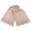 Šála / pléd s třásněmi 65x180 cm L870238 - skladem