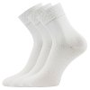 ponožky Ekom 3pár - bílá (Velikost 35-38 (23-25), 1 pack)