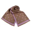 Šátek / šála typu kašmír s třásněmi, puntík 68x190 cm L870898 - skladem