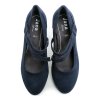 Jana 8-24363-42 navy dámská letní obuv šíře H (Velikost 40)