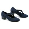 Jana 8-24363-42 navy dámská letní obuv šíře H (Velikost 40)