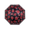 Dámský vystřelovací deštník květy L530111 (Varianta 1 šedá nejsvětlější)