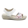 Scandi 251-2176-X1 bílé dámské sandály (Velikost 38)