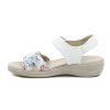 Scandi 251-2176-X1 bílé dámské sandály (Velikost 38)