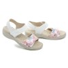Scandi 251-2176-X1 bílé dámské sandály (Velikost 38)