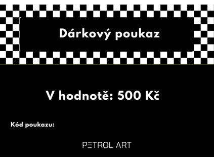 Dárkový poukaz 500 Kč