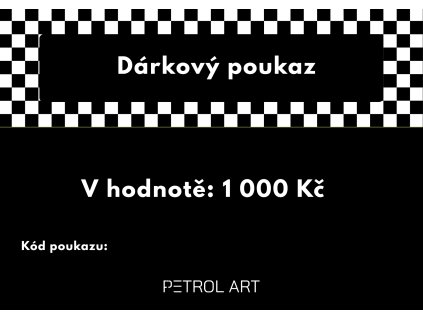 Dárkový poukaz 1 000 Kč