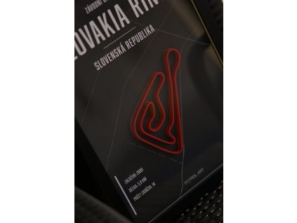 Závodní okruh Slovakia ring 3D obraz/plakát