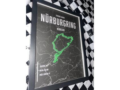3D obraz Závodní okruh Nürburgring