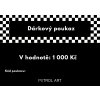 Dárkový poukaz 1 000 Kč