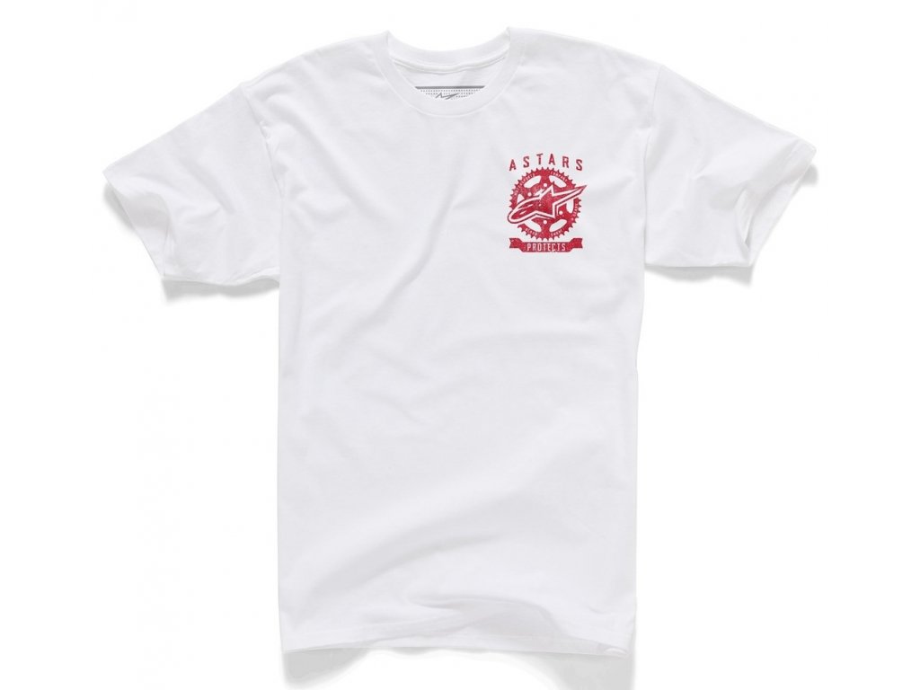 Pánské bílé tričko PROTECTS TEE Alpinestars krátké 1015-72001 20