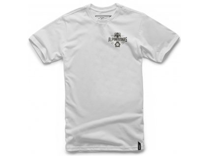 Pánské bílé tričko ANDRES TEE Alpinestars krátké 1037-72028 20
