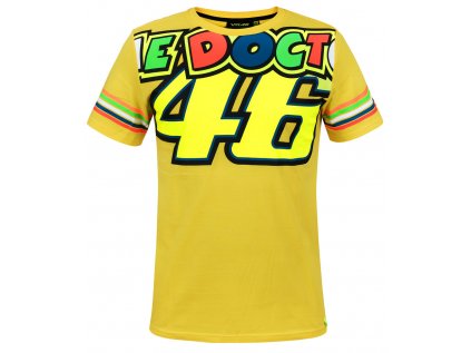 Pánské žluté tričko Classic Valentino Rossi VR46 VRMTS305201