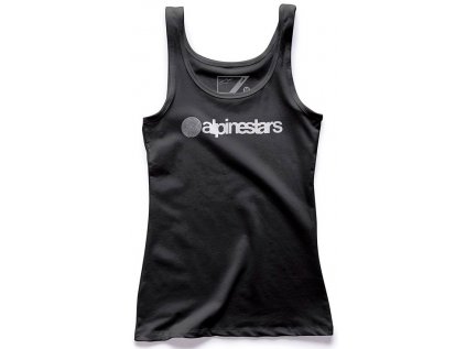 Dámské černé tílko ORIGINAL TANK Alpinestars krátké 1W19-63100 10 1019-63100 10