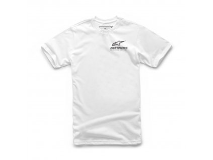 Pánské bílé tričko CORPORATE TEE Alpinestars krátké 1213-72000 20