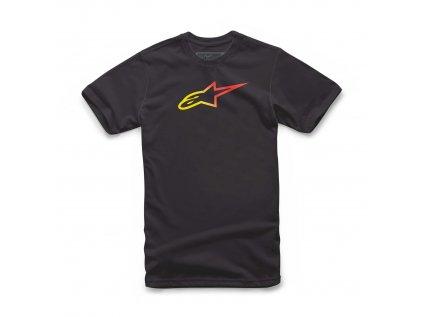 Pánské černé tričko AGELESS FADE TEE Alpinestars krátké 1232-72202 10