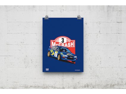 Poster Lusso Legends Colin McRae Subaru 1998