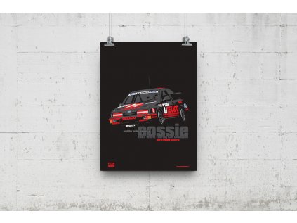 Poster Lusso Legends Ford Sierra RS50 Cosworth