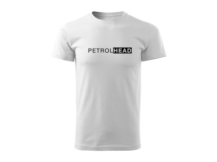 Pánské tričko bílé Petrolhead Petrolhead Shop originals