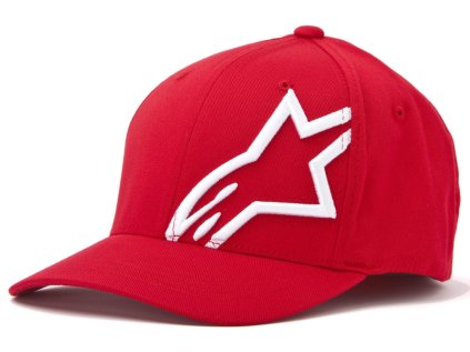 Pánská červená kšiltovka CORP SHIFT 2 FLEXFIT Alpinestars 1032-81008 3020 (Varianta S-M)