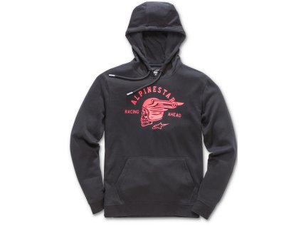 Pánská černá mikina SKULLISION FLEECE Alpinestars 1018-51114 1030 (Varianta S)