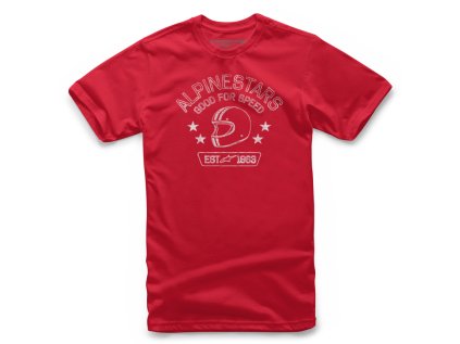 Dětské červené tričko SCHOOL TEE Alpinestars krátké 3038-72012 30 (Varianta L)