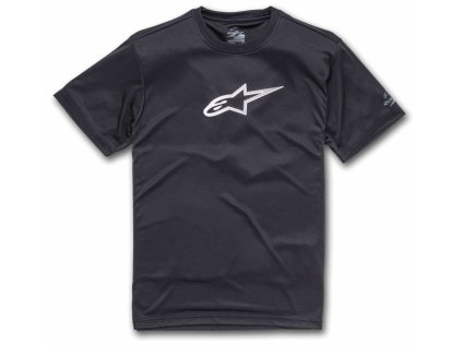 Pánské černé prémiové tričko TECH AGELESS PREMIUM TEE Alpinestars krátké 1139-73000 10 (Varianta S)