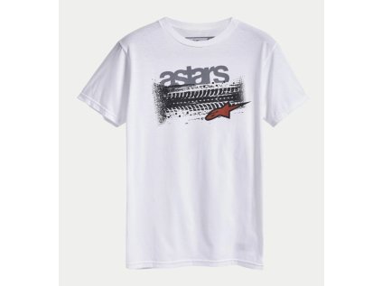 Pánské bílé tričko BURNOUT TEE Alpinestars 1233-72160 20 (Varianta S)