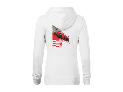 4TS mikina BILA RED LINE zadek