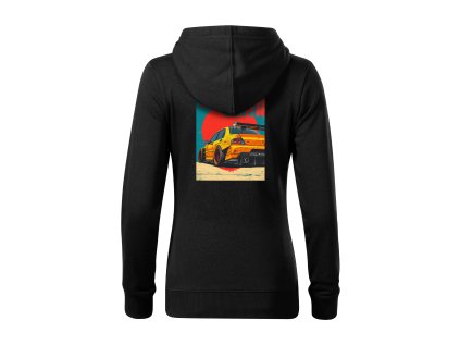 4TS mikina CERNA APEX HNTR zadek