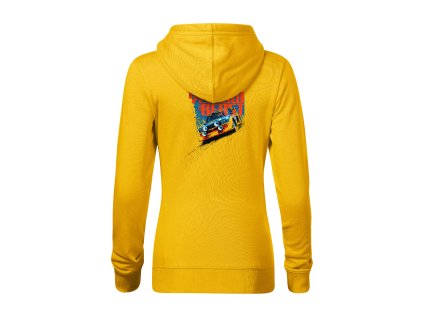 4TS mikina ZLUTA YELLOW BEAST zadek