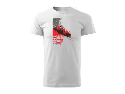 4TS tricko BILA RED LINE predek