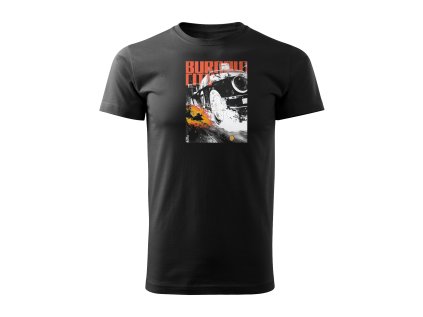 4TS tricko CERNA BURNOUT CITY predek
