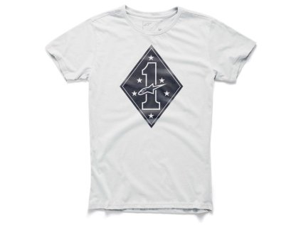 Pánské bílé tričko DIGIT TEE Alpinestars krátké 1015-76021 20 (Varianta S)