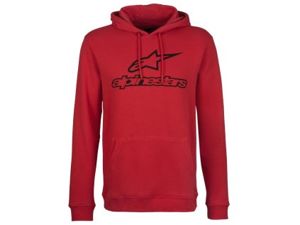 Pánská červená mikina ALWAYS FLEECE Alpinestars 1017-52006 30 (Varianta XL)