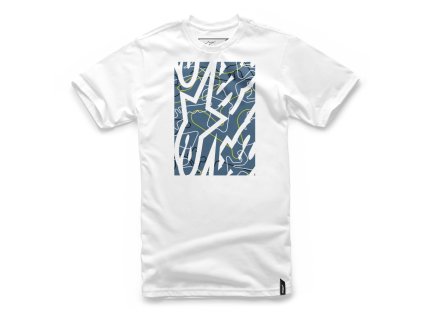 Pánské bílé tričko MELEE TEE Alpinestars krátké 1017-72013 20 (Varianta S)