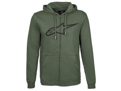 Pánská zelená mikina AGELESS FLEECE Alpinestars 1017-53007 690 (Varianta S)