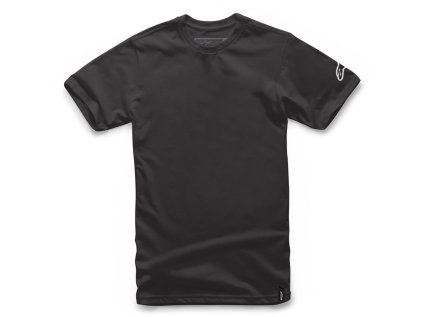 Pánské černé tričko TRACKSIDE TEE Alpinestars krátké 1037-72900 10 (Varianta S)